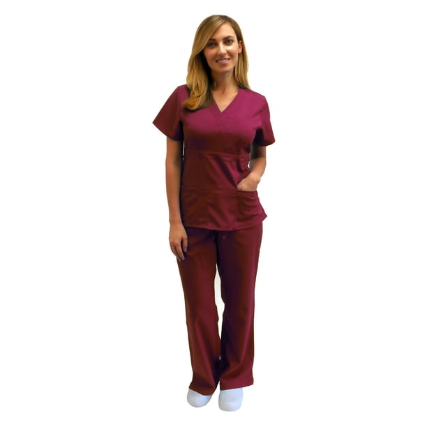 M&m Scrubs - M&m Scrubs Super Soft Junior Fit Scrub Set 8117 9120 