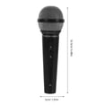 thumbnail image 2 of MasteelfCA 1Pc Small Simulated Microphone Plastic Simulated Mic Fake Mic Plaything (Black), 2 of 2