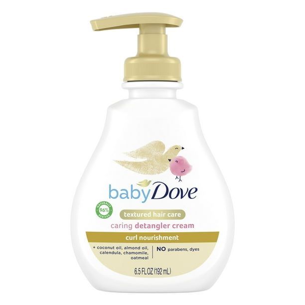 Baby Dove Curl Nourishment Textured Hair Care Detangler Cream 6.5 oz