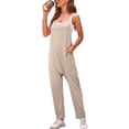thumbnail image 3 of Coduop Women Sleeveless Jumpsuit Long Playsuit Spaghetti Strap Bodysuit Outfit Suspender Playwear, 3 of 9