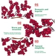 thumbnail image 4 of Orangide Christmas Wreath Artificial Red Berry Winter Holiday Front Door Wall Decor, 4 of 8