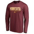 thumbnail image 2 of Men's Garnet Minnesota Golden Gophers Team Unity Football Long Sleeve T-Shirt, 2 of 3