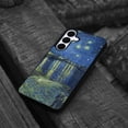 thumbnail image 4 of WIRESTER Shockproof Soft Rubber Cover Case for Samsung Galaxy S25 FE 5G 6.7" 2025, Starry Night Over The Rhone, 4 of 5