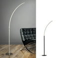thumbnail image 2 of HomeGlam Horizon LED Arch Floor Lamp Brushed Nickel, 2 of 5