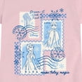 thumbnail image 3 of Disney Princess - Frozen Winter Stamps - Youth Girls Fitted Short Sleeve T-Shirt, 3 of 5