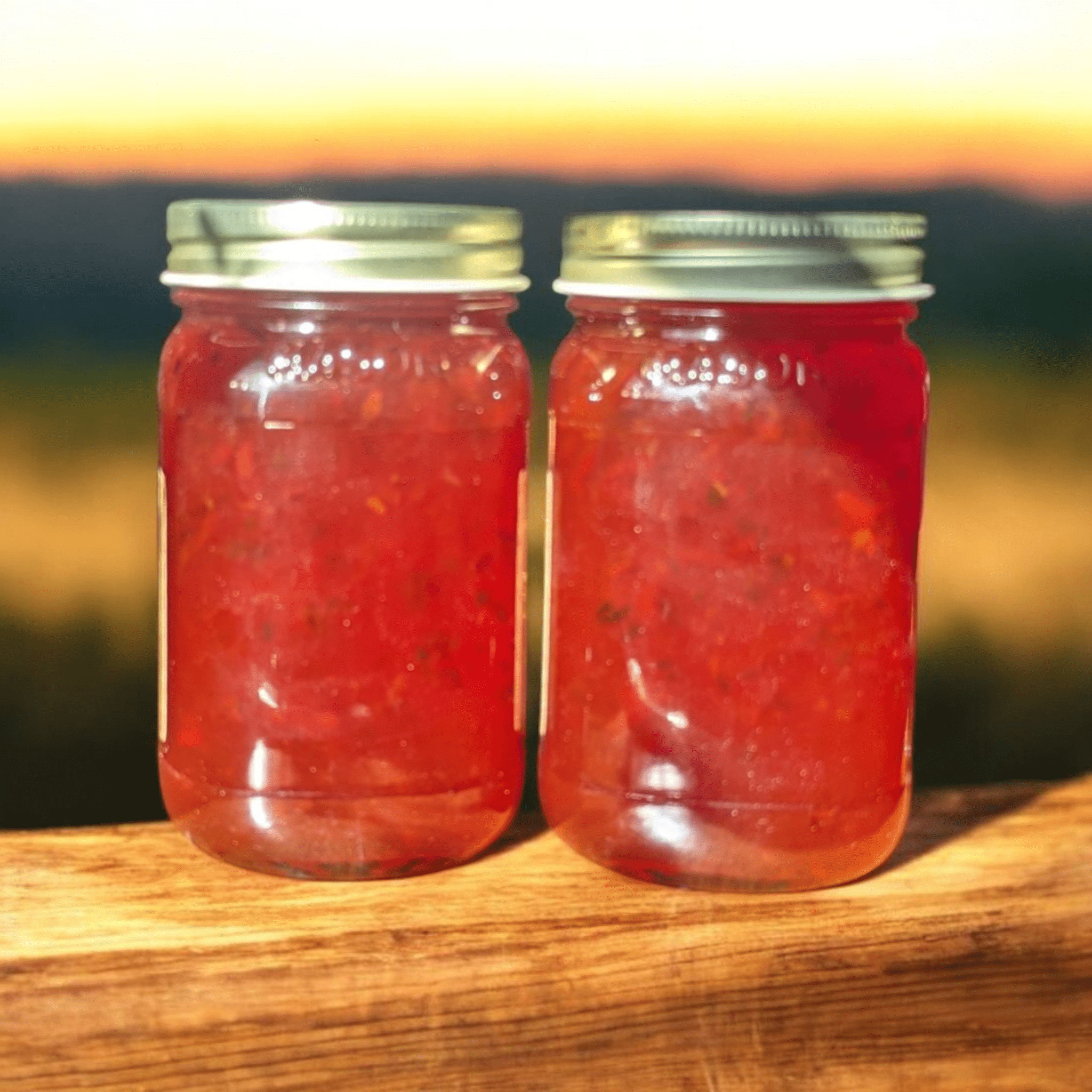 The Dutch Kettle Hot Jalapeño Pepper Jelly, 2 Pack (18 oz Jars), Amish Made, Sweet & Spicy Spread
