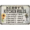 thumbnail image 1 of Kerry's Kitchen Rules Chic Sign Vintage Decor 16 x 24 Matte Finish Metal 116240032455, 1 of 1