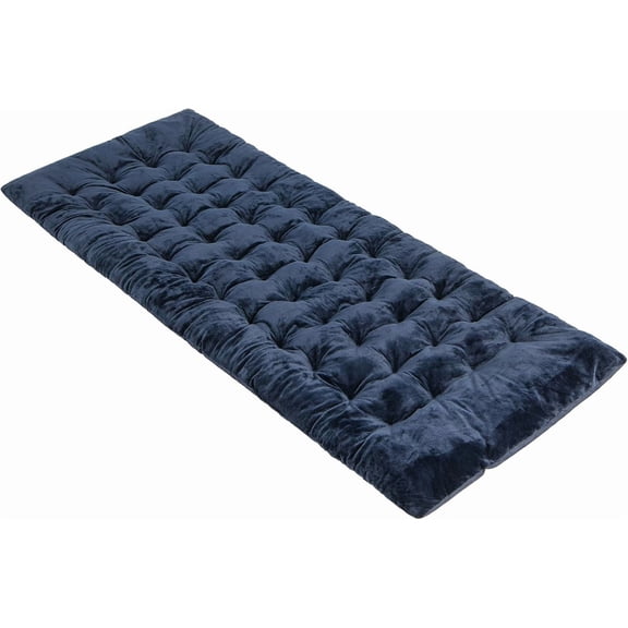 BoldGear Camping Cot Pad, 75" x 27.5" x 3" Recliner Cushion with 4 Fixing Straps, Thickened Cushion for Lounge Chair and Swing, Indoor Outdoor Use, Mattress Pad for Hiking Travel Camp Vacation