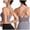 Purple, variant on Wdgfv Women's Sports Bra-Scoop Neck Spaghetti Strap Molded Cup Double Sports Bra Low Support Yoga Workout Bra Grey XXL