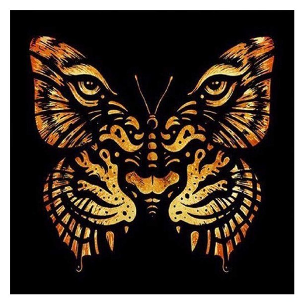 Wdftyju Bordado completo mariposa 3 hilos 11CT impreso punto de cruz algodón DIY Kit Wdftyju 5xc9wk6sm8jz8ut6