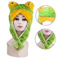 thumbnail image 3 of Plush Hat with Earflaps Soft Washable Movable Ears Animal Cap Costume Supplies, 3 of 8