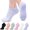 01- Multicolor a, variant on 6 Pairs Pilates Socks Yoga Socks Non-Slip With Grips for Women Pilates, Pure Barre, Hospital, Barefoot Workout, Pregnant