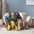 thumbnail image 5 of Fleece Throw Blanket for Couch Sofa or Bed, Emma Hai Watson Soft Fuzzy Plush Blanket, Luxury Flannel Lap Blanket, Super Cozy and Comfy for All Seasons 50x40 inch, 5 of 7
