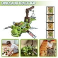 thumbnail image 1 of Dinosaur Transforming Engineering Truck Track Toy Set With Lights And Music New, 1 of 3