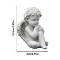 thumbnail image 3 of Lilixerw Clearance Mini Angel Statue,Resin Angle Statue,Wings Angel Decoration Figurine,for Indoor Outdoor Home Garden, 3 of 7