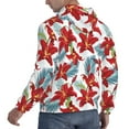 thumbnail image 6 of Fotbe Men's Hoodie with Lilies Flowers Pattern - Kangaroo Pocket Pullover Hooded Sweatshirt, Perfect for Daily Wear, Travel, and Home-3X-Large, 6 of 7