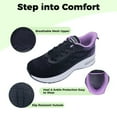 thumbnail image 6 of Artlea Wide Toe Box Women's Walking Shoes Orthotic Tennis Shoes for Plantar Fasciitis Women Fashion Sneakers for Foot Pain Relief, Size 6-11, 6 of 7