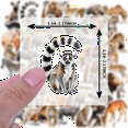 thumbnail image 3 of 35pcs Realistic Animal Stickers Funny Stickers Graffiti Decals for Laptop Phone Suitcase, 3 of 9