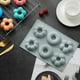 thumbnail image 2 of Paquete de 2 moldes para donuts de silicona antiadherente. Bandeja de láminas de molde sin BPA. Hace donas perfectas. Medidas de la bandeja Fácil limpieza, 2 of 5