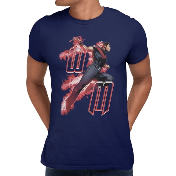 Marvel Comics Wonder Man Bubbles Men's T Shirt (Navy, S-3XL)