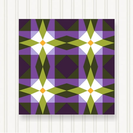 

BARN QUILT Block Beautiful Outdoor or Indoor Square 7 Sizes Wall Art Decor Barn Quilt Sign Barn Quilt Design BQ050-03