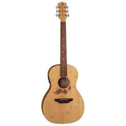 Luna WL Bamboo Parlor E Woodland Series Satin Finish Acoustic/Electric Guitar