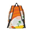 thumbnail image 2 of Picia Hello Fall Gnomes 1 Printed Canvas Daypack - Stylish and Durable Vintage Compact Backpack - Class, Work, Travel, or Laptop Bookbag,Organized Compartments-Medium, 2 of 6