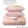 thumbnail image 2 of Martha Stewart Yasmin 100% Cotton 3pc Duvet Set-1 Duvet, 2 Pillow Shams, 2 of 5