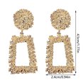 thumbnail image 6 of Kiplyki Wholesale Ladies Fashion Hollow Geometric Trapezoidal Alloy Earrings Earrings, 6 of 7