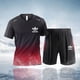 thumbnail image 4 of 2024 Nueva ropa deportiva para hombre, ropa de fitness, ropa para correr, conjunto casual de camiseta + pantalones cortos, ropa deportiva para correr transpirable, conjunto para hombre, 4 of 4