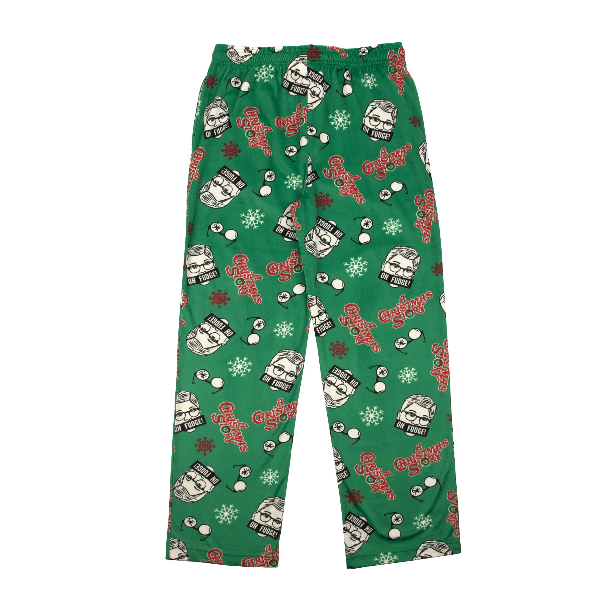 A Christmas Story Oh Fudge Green Pajama Pants Walmart