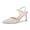 Silver, variant on Pennysue Women Heels Pointed Toe Slingback Adjustable Strap Wedding Party Dress Pumps