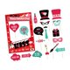 thumbnail image 5 of 61 Uds. Accesorios de fotografía del Día de San Valentín decoración con palos telón de fondo hecho a mano Selfie de mano para suministros de fiesta de, 5 of 8