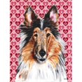 thumbnail image 1 of Collie Hearts and Love Flag Garden Size, 1 of 1