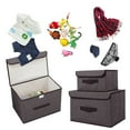 thumbnail image 3 of Boîte de Rangement Pliable Vêtements Bricoles Boîte de Rangement Portable avec Couvercle Boîte de Rangement Pliable, 3 of 6