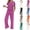 #02 Hot Pink, variant on Womens 2 Pieces Lounge Sets Crewneck Batwing Short Sleeve Wide Leg Drawstring Pants Tracksuits Loose Fit Outfits Set ,M,#02 Hot Pink