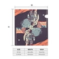 thumbnail image 4 of Wukai Astronaut With American Flag Mailbox Covers for Garden Outdoor Decor,Waterproof Post Box Cover 21x18 in& 25.5x21 in-21x18 in, 4 of 8
