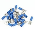 thumbnail image 1 of Unique Bargains 20 PCS FDD2-250 Blue Pre Insulated Female Type Spade Crimp Connectors, 1 of 1