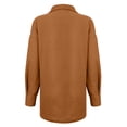 thumbnail image 5 of Uhndy Winter Jackets Coats for Women, Fashion Women Winter Solid Color Long Sleeve Buttons Coat Cardigan Blouse Christmas Gifts for Women, 5 of 5