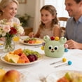 thumbnail image 4 of Ohmyroo Ceramic Crab Fruit Fork Set With 8 Stainless Steel Picks Culinary Decor Desktop Server, 4 of 6
