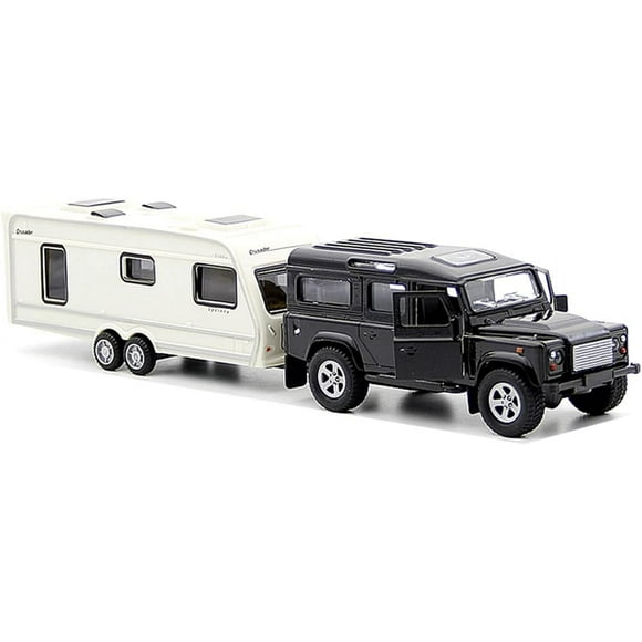 Toy Camper SUV Trailer Towing RV Camper Toys for Boys Diecast Truck Model Car
