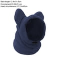 thumbnail image 3 of Winter Dog Hat Fleece Pullover | Adjustable Warm Pet Hat for Small & Medium Dogs | Soft Polyester, Solid Black/Red/Blue | Cozy Outdoor Protection, Lightweight, Durable, Cute Embroidery, 3 of 8