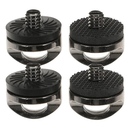

hongheyi 4pcs Camera 1/4 Inch Thread Screw Shoulder Strap Mounting Screw Camera Supply