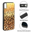 thumbnail image 2 of WIRESTER Shockproof Soft Rubber Cover Case for Apple iPhone XR 6.1", Gold Glitter Sparkle With Black Yellow Glitter Leopard, 2 of 5