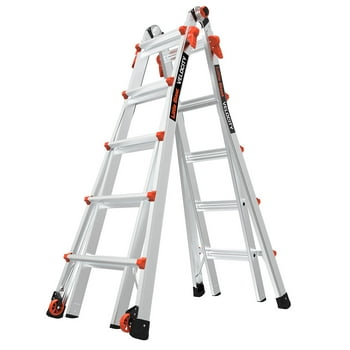 Little Giant Ladder Systems Model 22 Aluminum Multi-Use Ladder, Type 1A - 300 lbs. Rated