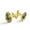 Color 1, variant on Men's Classic Stainless Steel, Flying Pig in Sky Cufflinks Business Wedding Shirts, Golden