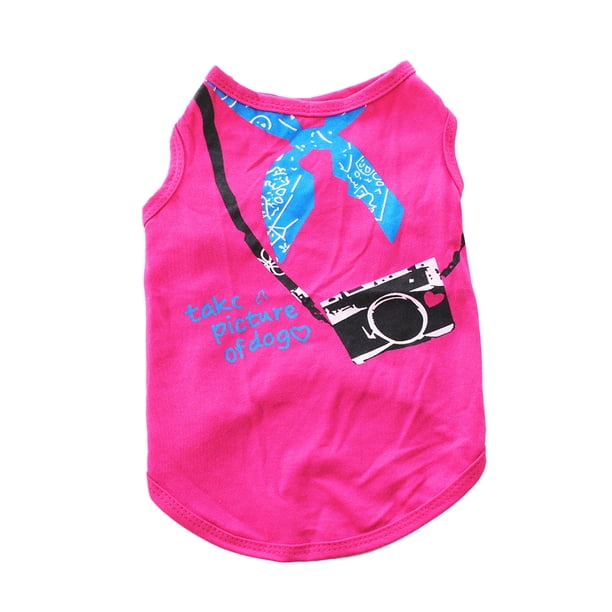 Ropa para cachorros Billuyoard Chaleco para perros Sudadera para cachorros Rosa roja XS