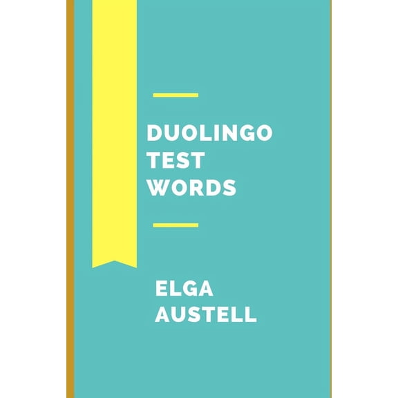 Duolingo Test Words, (Paperback)
