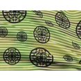 thumbnail image 5 of oneOone Rayon Green Fabric Abstracts Craft Projects Decor Fabric Printed By The Yard 56 Inch Wide, 5 of 5