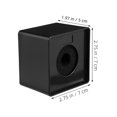 thumbnail image 2 of SWETRACE 3Ud Microphone Flag Cuadrado De Plástico ABS Para Entrevistas Y Ktv Con Cubo Negro, 2 of 8